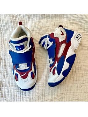 Nike Kids Youth Red White Blue Air Max Speed Turf Sneakers